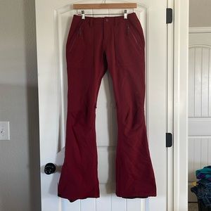 Burton Snowboarding Pants | Size Small Maroon Red